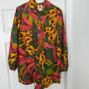 FarmRio romper with long sleeve